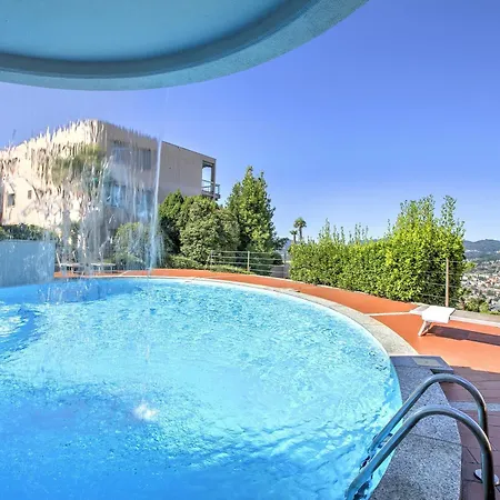 Oasi Panoramica Con Piscina - Happy Lugano